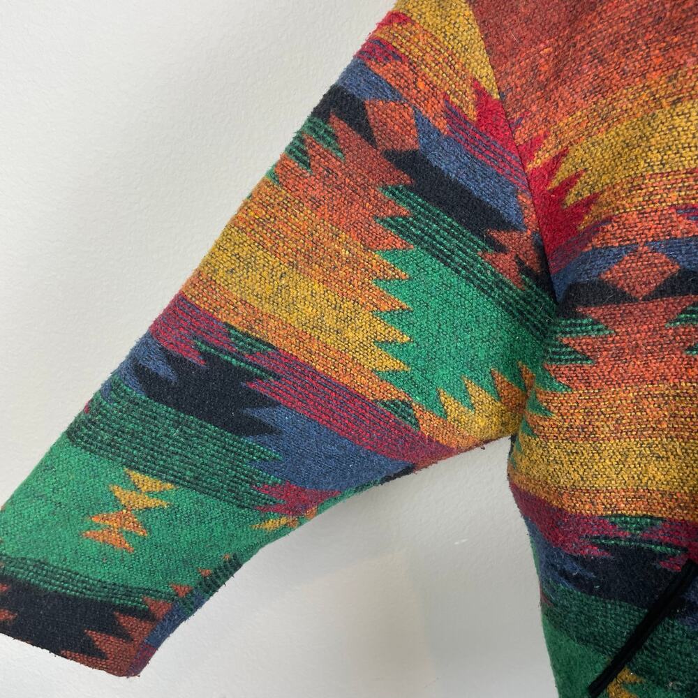 Pioneer Wear Vintage Multicolor Navajo Button Coat L/XL - Picture 10 of 12